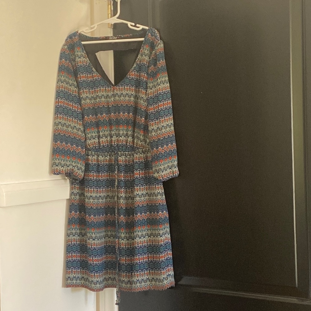 BeBop 3/4 sleeve mini dress